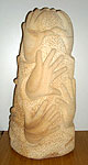 Escultura de piedra - Manos