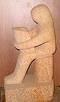 Escultura de piedra - Lector